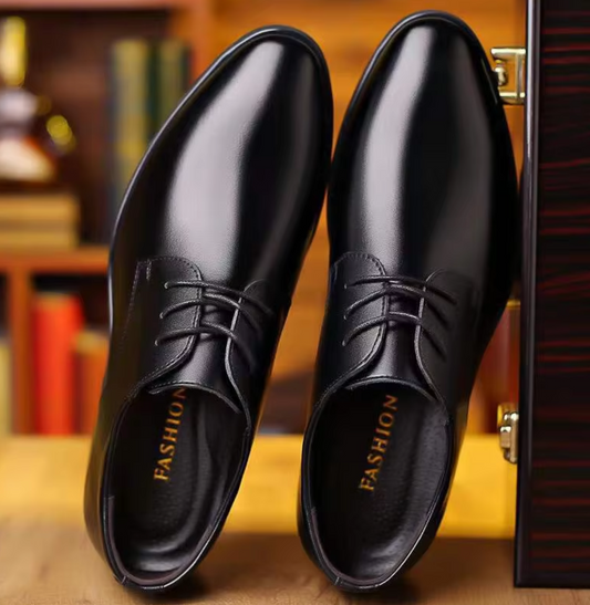 Men's Black Leather Formal Shoes