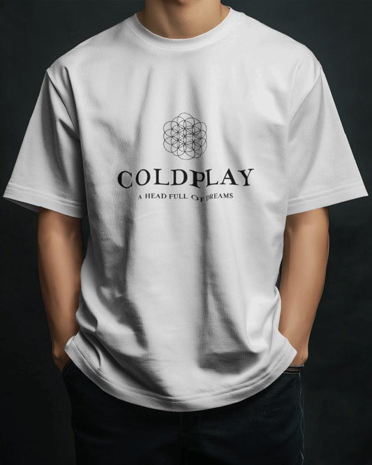 ColdPlay Tour Glow in Dark Oversized T-Shirt